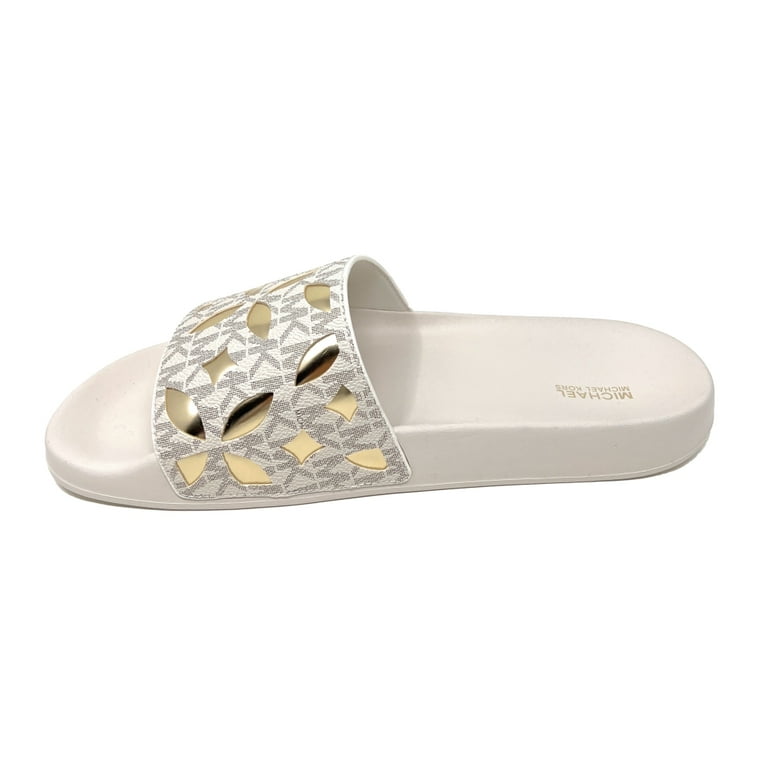 Michael kors online floral slide sandals