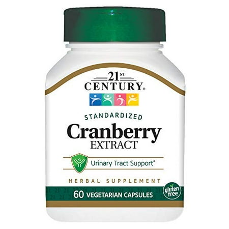 21st Century Cranberry Extract Veg Capsules, 60 Count ...