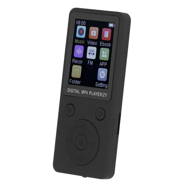 Reproductor De MP3 Con 5.0, Reproductor De Música MP3 Y MP4 Con Altavoz, Pantalla Digital LCD 1.8 '', Tarjeta TF De 64 GB, Radio FM, Grabadora De Voz, Admite Hasta 128