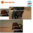 thumbnail image 2 of Genuine Brown Passenger Backrest Pad for Royal Enfield All New Bullet 351, 2 of 4