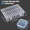 thumbnail image 2 of Caja de almacenamiento LEIYULY Diamond Art con 30 contenedores para manualidades, 2 of 7