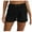 Black, variant on Sngxgn Womens Shorts Casual Elastic High Waisted Wide Leg Shorts Knee Length Summer Shorts with Pockets(Green,XL)