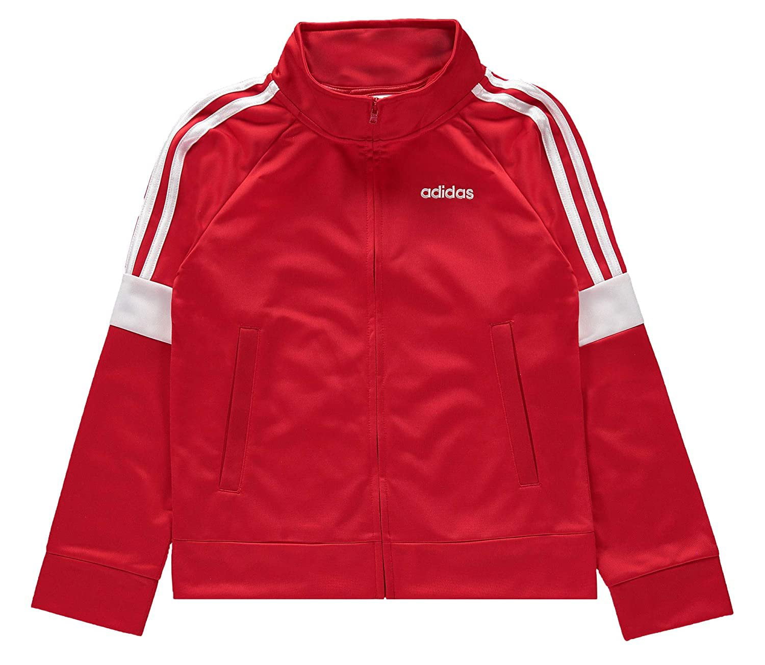 adidas Boys' Iconic Tricot Jacket (Red Event, S (8)) - Walmart.com ...