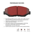 thumbnail image 4 of Dynamic 1311-0906-10 DFC 3000 Semi-metallic Brake Pads Fits select: 2005-2015 TOYOTA TACOMA, 2004-2010 TOYOTA SIENNA, 4 of 7
