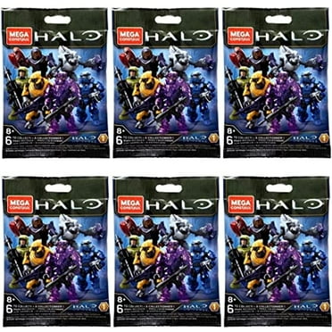 Mega Construx Series 1 Halo Universe Mini Action Figures, (Set of 6)