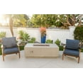 thumbnail image 5 of AMS Fireplace Creations 66" Light Gray Sedona Fire Pit Table w/ Pullout Propane Tank Drawer, 5 of 9