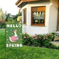 thumbnail image 4 of Hello Spring House Flags for Outdoor Decoration, Funny Goose with Flowers Large Yard Flag,Seasonal Decorative Decor for Holiday Summer Outside 28x40 Inch Vertical Double Sided, 4 of 10