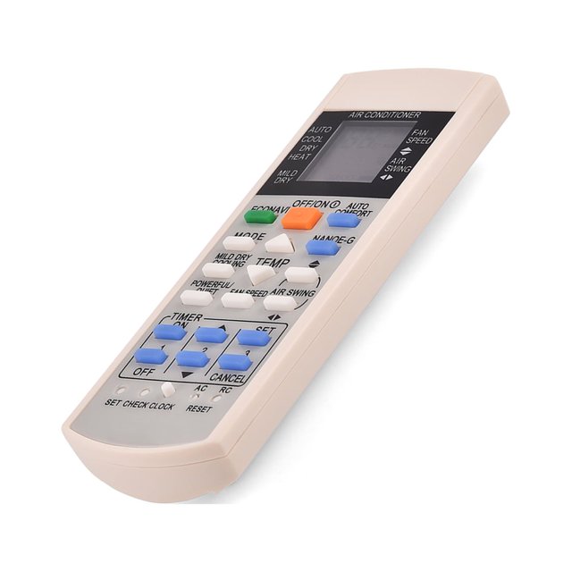 Mando A Distancia para Aire Acondicedado, Distancia Remota de 10 M, Potencia de 2 Pilas AAA, Hasta 10 Metros, Para A75C3300 A75C3208 A75C3706 A75C3708