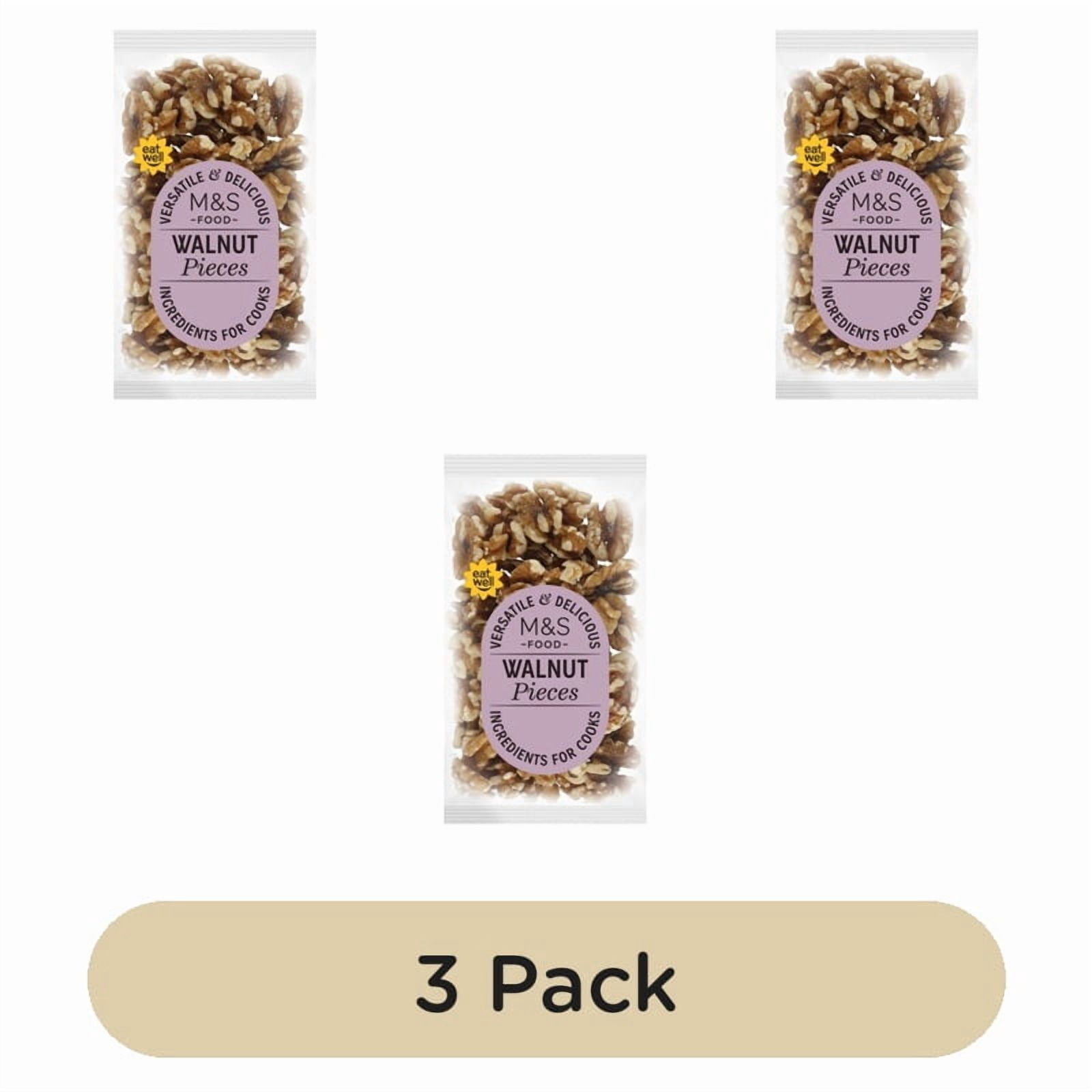 M&S Walnut Pieces 100g, British Import (Pack of 3)