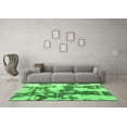 thumbnail image 3 of Ahgly Company Indoor Rectangle Abstract Emerald Green Modern Area Rugs, 8' x 10', 3 of 4