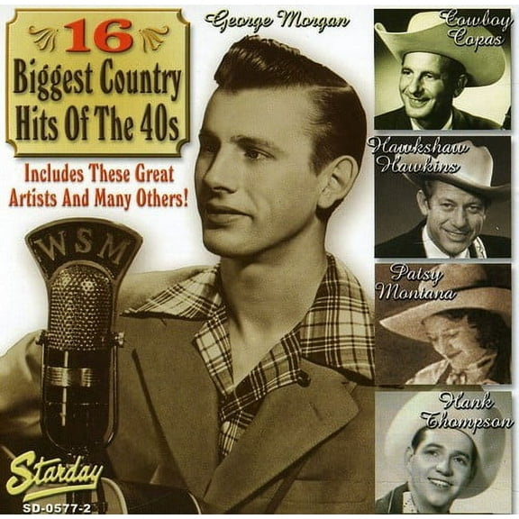 Various Artists - 16 Biggest Country Hits 1940's / Various - Music & Performance - CD