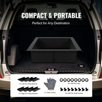 42 Inch Square Fire Pit Liner, DIY Steel Fire Ring Insert for Outdoor Wood Burning Fire Pits