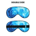 thumbnail image 2 of Xecao Blue Shell for Soft Fluffy Sleeping Blindfold, Nap eye cover tailored for the utmost comfort for girls, women, kids, and adults., 2 of 7