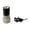 A001- Black (Flat Tail Cat), variant on Self Inking Address, Black Cat Silhouette, 1 in Diameter, 1 Pc, Black Pad, Cat Lover Gifts, Craft Stamping, Scrapbooking Journaling, Planner Embellishments