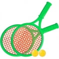 thumbnail image 1 of Plastic Tennis Racket Kids Toy Outdoor Sports Interactive Beach Toy Tennis Racket Set (Green), 1 of 5