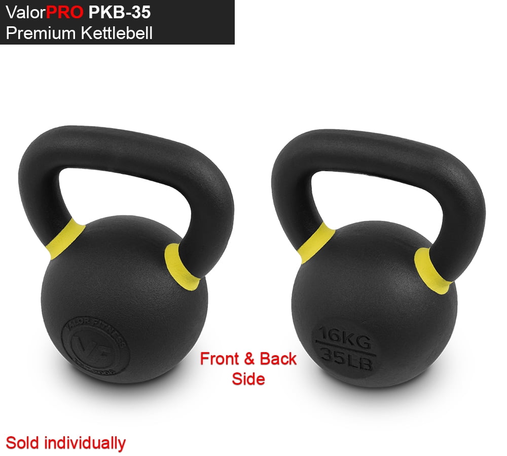 Valor Fitness PKB-35 ValorPRO Premium Kettlebell 35lb