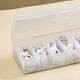 thumbnail image 4 of B-Caja de Almacenamiento de Cables de Datos Transparente Contenedor de Plástico para Almacenamiento de Líneas de Datos para Escritorio Auriculares Almacenamiento de Papelería, 4 of 5