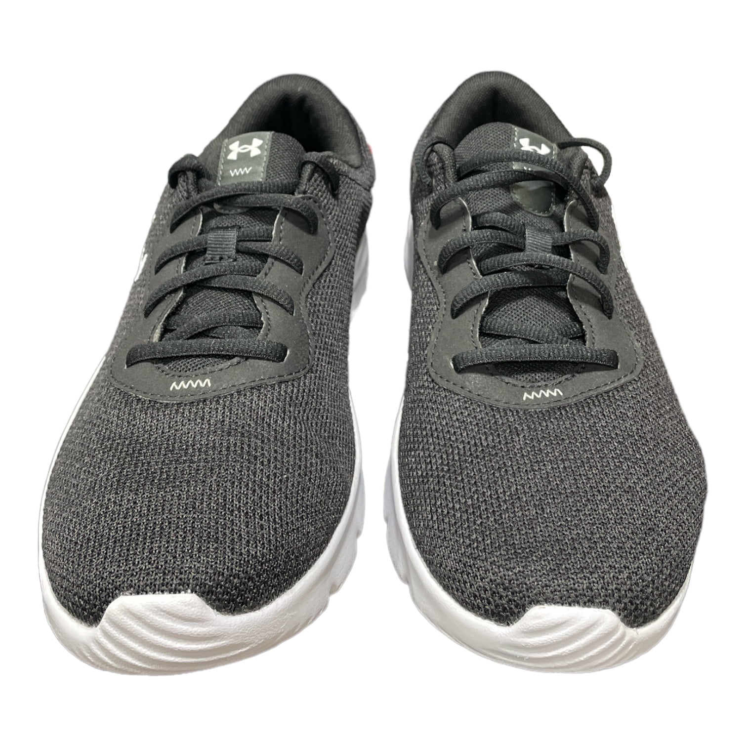 Under Armour Men's UA Mojo 2 Sportstyle Training Sneakers (Black/White, 8)