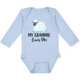 thumbnail image 3 of Inktastic Grammie Loves Me Grandson Boy Lamb Boys or Girls Long Sleeve Baby Bodysuit, 3 of 5