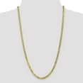 thumbnail image 2 of 10K Yellow Gold 4.6mm Flat Beveled Curb Chain 18 Inch, 2 of 5