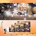thumbnail image 2 of Christmas Projector Outdoor, Led Christmas Snowflake Projector Waterproof IP65, Led Projector Lights Snowfall Effect Decoration for Christmas, Indoor, 2 of 5
