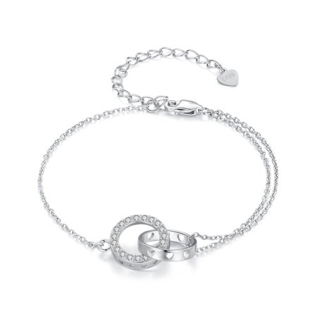 Double Ring Bracelet , Bracelet for Women