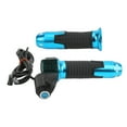 thumbnail image 2 of Electric Bicycle Throttle Handle, Real Time Accurate Twist Throttle Grip Automatic With Key For 12V To 99V Electric Vehicles Blue Handle Cover, 2 of 8