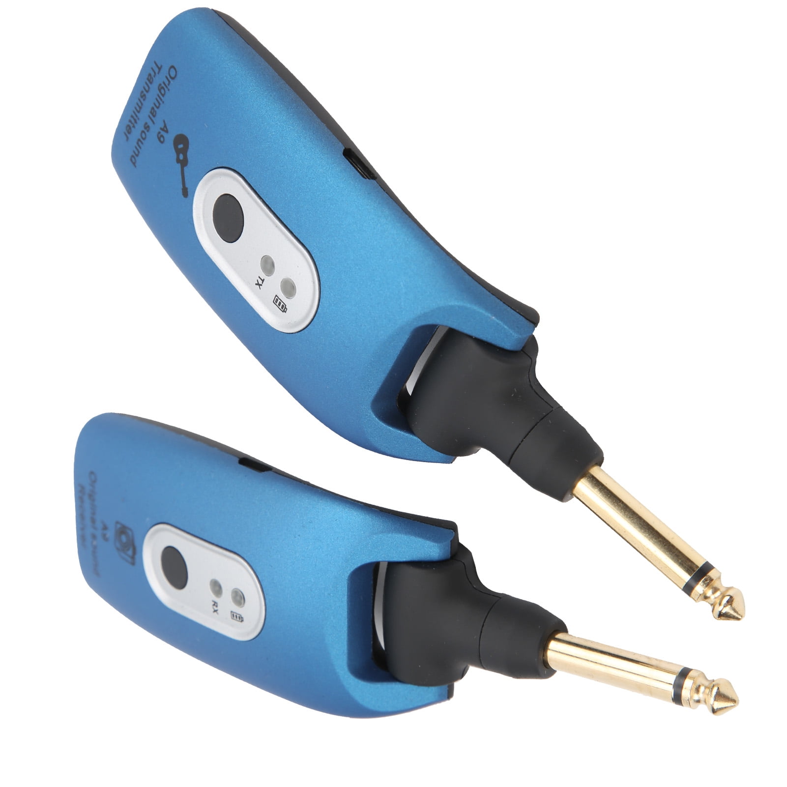 Guitar , 2.4G Uncompressed 2.4GHz Wireless Guitar Receiver For Guitar Bass Blue