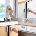 thumbnail image 4 of 4 Pack Self Adhesive Handles For Kitchen Cupboard Drawer Window Sliding Door, 4 of 5