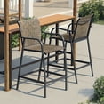 thumbnail image 3 of Crestlive Products 28.74" Metal Outdoor Counter Height Stool (Set of 2), 3 of 7