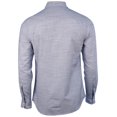 thumbnail image 4 of Vintage Brand Men's Micro Stripe L/S Button Down Shirt (Blue, Small), 4 of 5