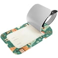 thumbnail image 2 of Square 2Pack PU Leather Merry Chrismas Cruise Luggage Tag with Privacy Cover and Name ID Tag for Travel Handbags Backpacks Luggage Tags, 2 of 6