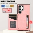thumbnail image 6 of Allytechgroup Cell Phone Bag Case for Galaxy S24 Ultra, Premium PU Leather Cards Holder Magnetic Closure Shockproof Back Cover Crossbody Lanyard Wallet Case for Samsung Galaxy S24 Ultra, Rosegold, 6 of 6