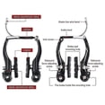 thumbnail image 3 of Complete Bicycle Mountain Bike Set,V Brake + Outer Cables + Lever + Front&Rear Brake Cable Bike Bra, 3 of 5