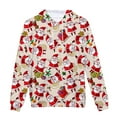 thumbnail image 2 of Lilgiuy Men's Casual Christmas Sweater Fleece Digital Printing Hooded Sweatershirt, 2 of 5