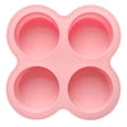 thumbnail image 2 of Silicone Cake Mold 4-Cavity Round, Nonstick Baking Mold, 5.4in Size, for Cakes Desserts Soap DIY, 2 of 8