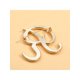 thumbnail image 3 of 1pc Letter R Shaped Pearl & Rhinestone Decor Brooch Pin, Fashionable Clothing Accessory, 3 of 4