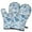 Pioneer Flower Floral, variant on Cute Oven Mitts,Pioneer Flower Floral Print Pattern Oven Mitt 2-Pack Set,Kitchen Gloves for Oven,Heat Resistant Oven Mitts 7.7"x12"