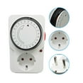 thumbnail image 1 of Programmable Mechanical Timer, Energy Saving For Home Appliances, Controls Regular On/Off, Multifunctional Design, Suitable For Frequent Power Cycling, UL Listed, Office Automation, 1 of 5