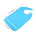 thumbnail image 2 of Baberos lavables anti-aceite impermeables para la hora de comer, protector de ropa reutilizable, toalla de saliva para la comida para adultos, ayuda para cocinar para (18 * 14 * 2cm-Azul 2) EOTVIA NO, 2 of 6