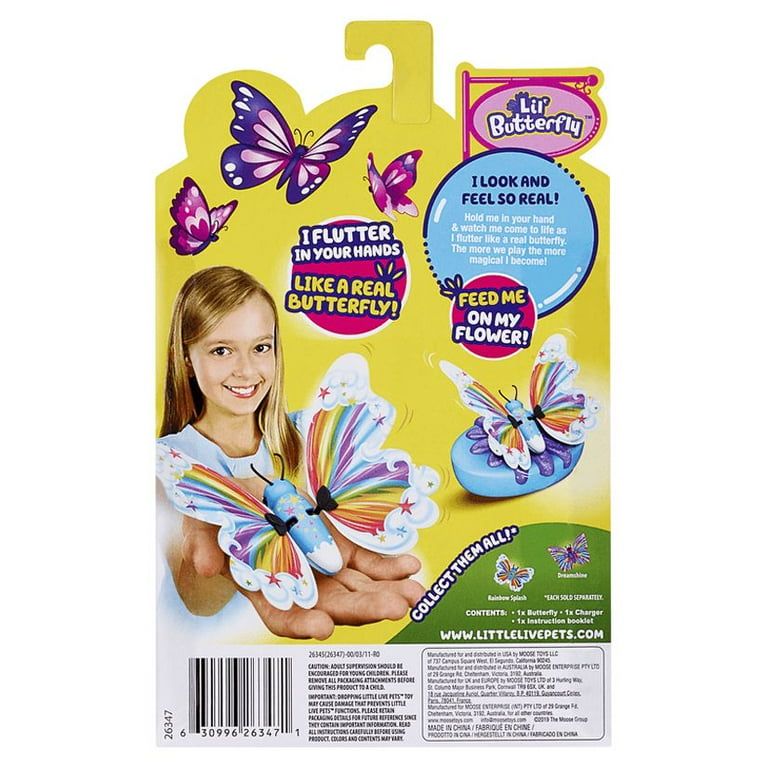Little Live Pets Lil Butterfly Rainbow Splash Walmart