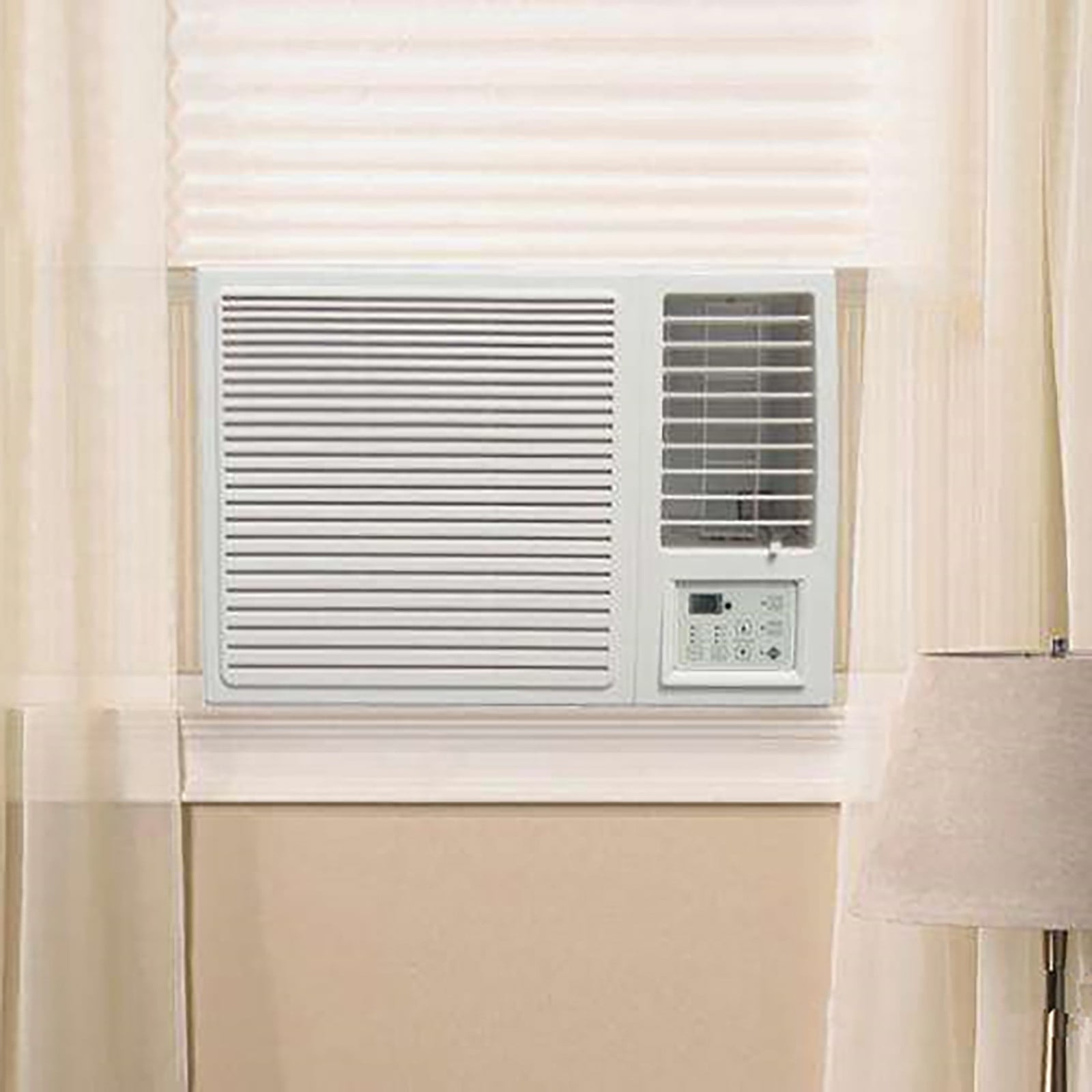 GBAYXJ Washranp 2Pcs Air Conditioner Side Panel With Frame Room Accordion Filler Kit For Window Air Conditioner Replacement Screen|Plastic