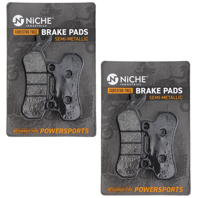 Niche Jeu de Plaquettes de Frein Droit pour Can-Am Traxter HD10 Semi-Métalliques UTV, Lot de 2 519-KPA2330D
