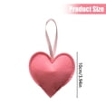 thumbnail image 2 of 1 Pcs Heart Hanging Ornament,Valentines Day Heart Shaped Ornaments,3.94 Inch Heart Hanging Ornaments,Valentine'S Hanging Decorations, For Valentine Party Wedding Anniversary Diy Crafts,Hot Pink, 2 of 6