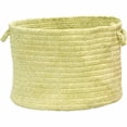 thumbnail image 3 of 14" Beige Handmade Round Braided Basket with Handles, 3 of 7