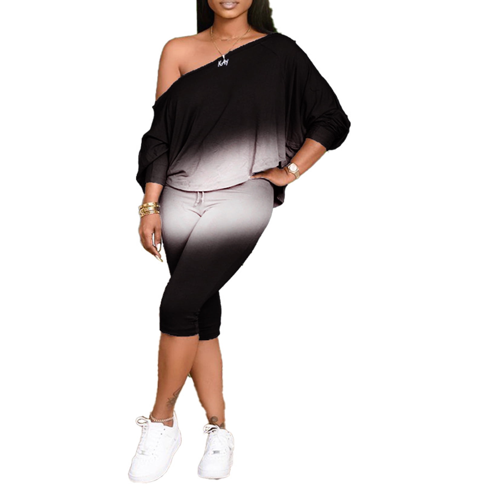 biker shorts set with oversized shirt