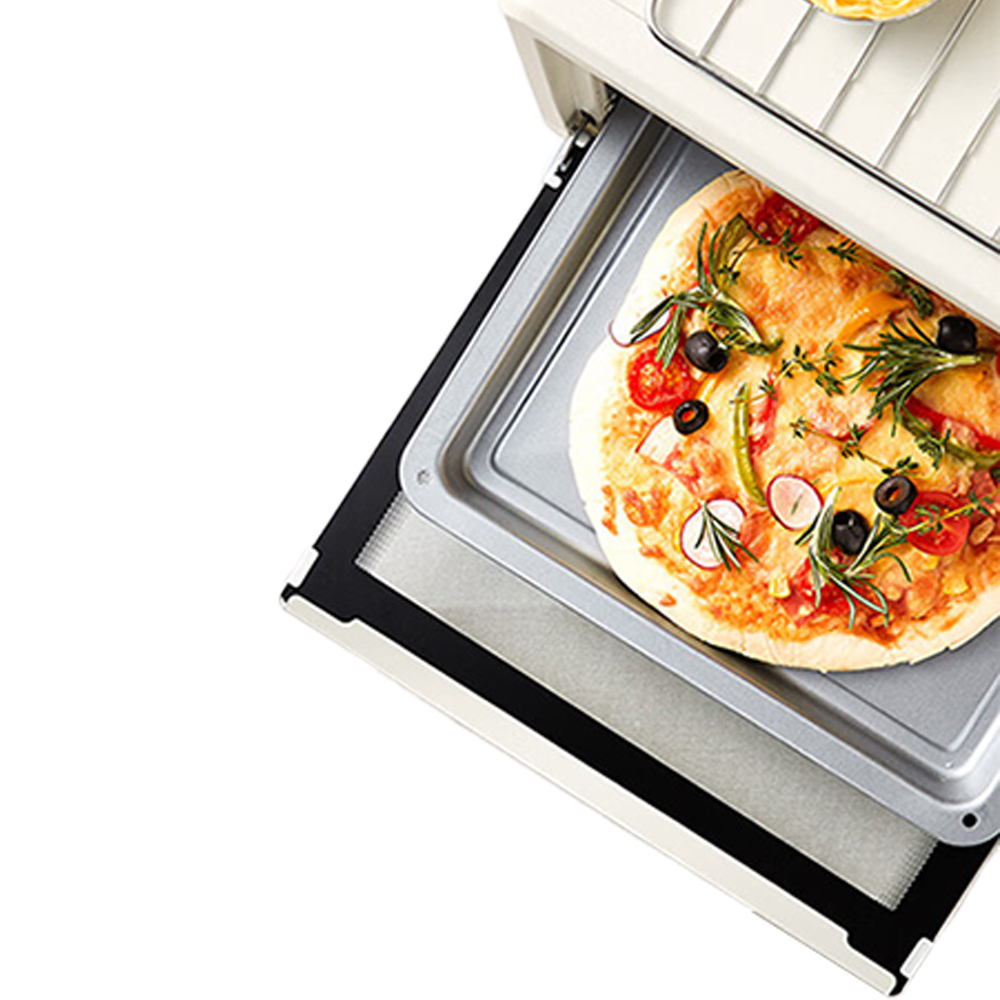 NZH Baking ovens, 6-in-1 Countertop Convection Oven, Toaster Oven, and Roaster Oven with Circulating 450-Degree Heat