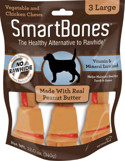 smartbones peanut butter 32 mini