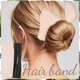 thumbnail image 1 of Diadema de flores de donut con estampado coreano de banda para el cabello Retro francesa ligera 2 uds Wmkox8yii fajkfhkj3925, 1 of 2