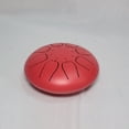 thumbnail image 5 of Tambor de lengüeta de acero Instrumento de percusión de 6 pulgadas | Estilo Handpan | Sonido portátil y versátil | Incluye baquetas, bolsa, partituras, protectores de dedos | Para entusiastas y, 5 of 5